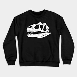 Saurophaganax Fossil Skull Crewneck Sweatshirt